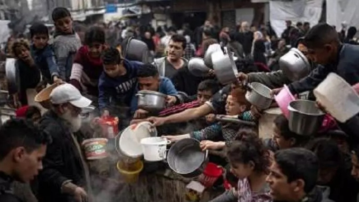 گلایه یک شهروند فلسطینی از کمبود غذا در نوار غزه