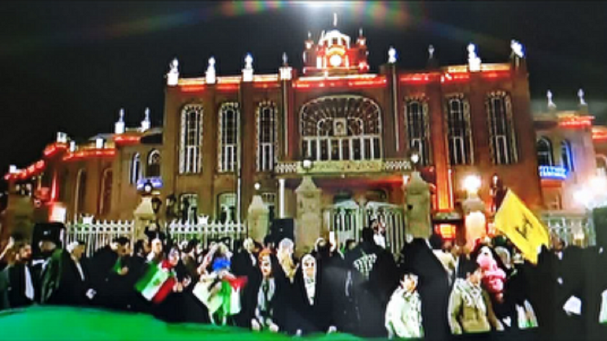 تجمع مردمی در تهران در حمایت از پیروزی مردم فلسطین