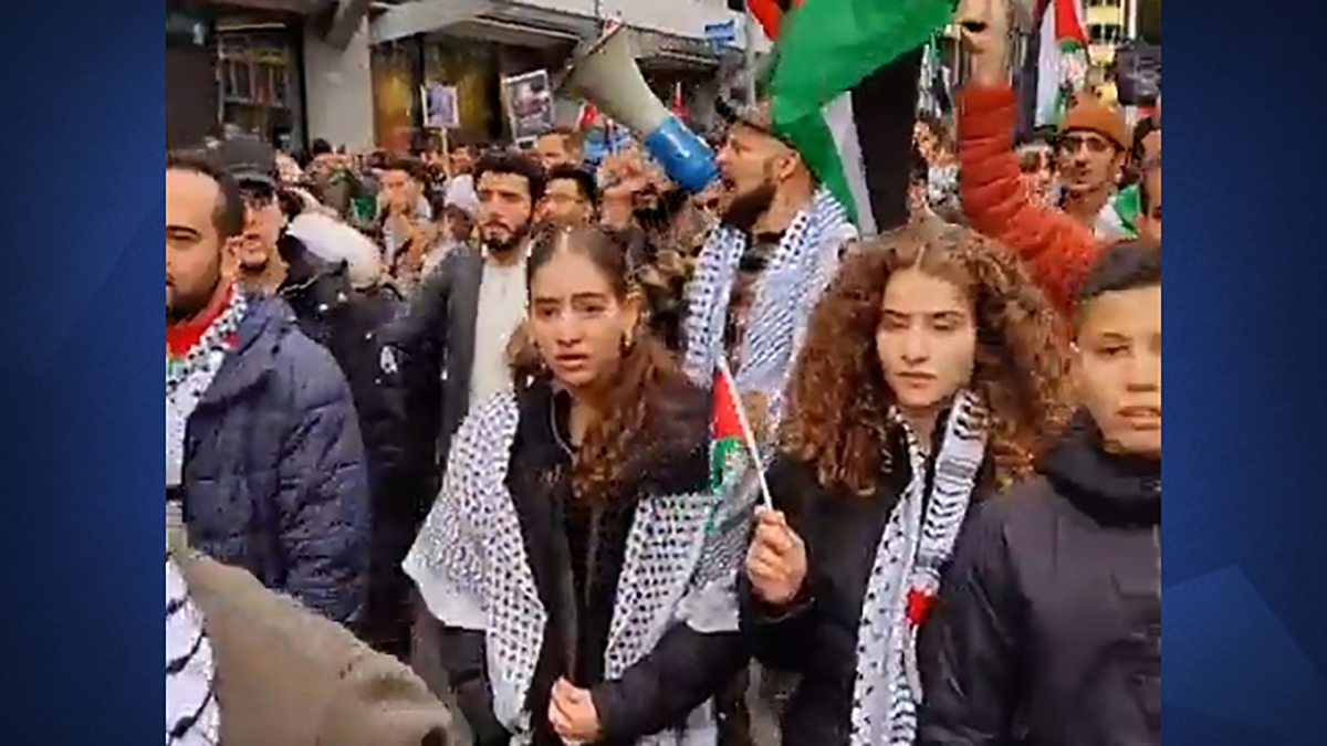 راهپیمایی در استرالیا در حمایت از فلسطین + فیلم