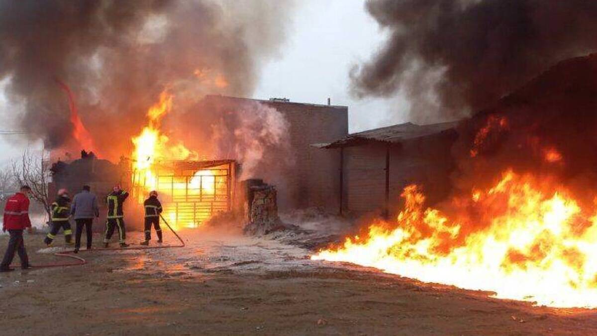 وقوع آتش‌سوزی عمدی در مسجد سوئد+فیلم