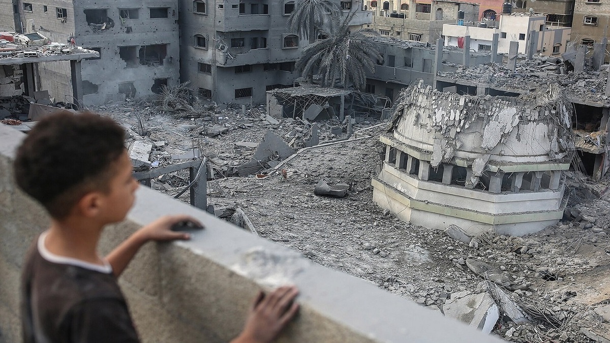 مسدود کردن جادۀ کمک‌رسانی به مردم غزه + فیلم