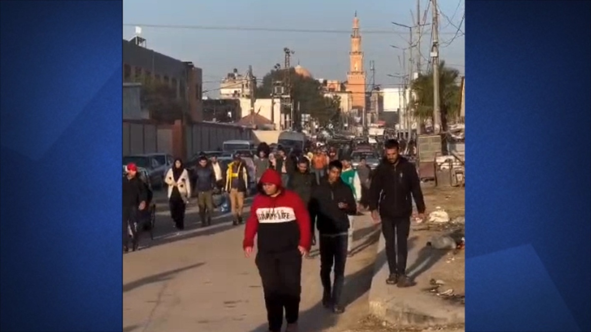 لحظه انتقال اولین دسته از اسرای فلسطینی برای مبادله اسرا