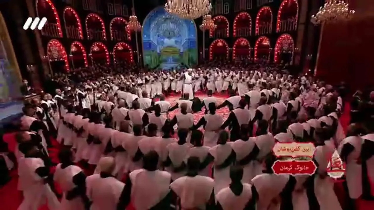 اجرای پرجمعیت‌ترین سرود با موضوع غزه در حسینیه معلی  + فیلم