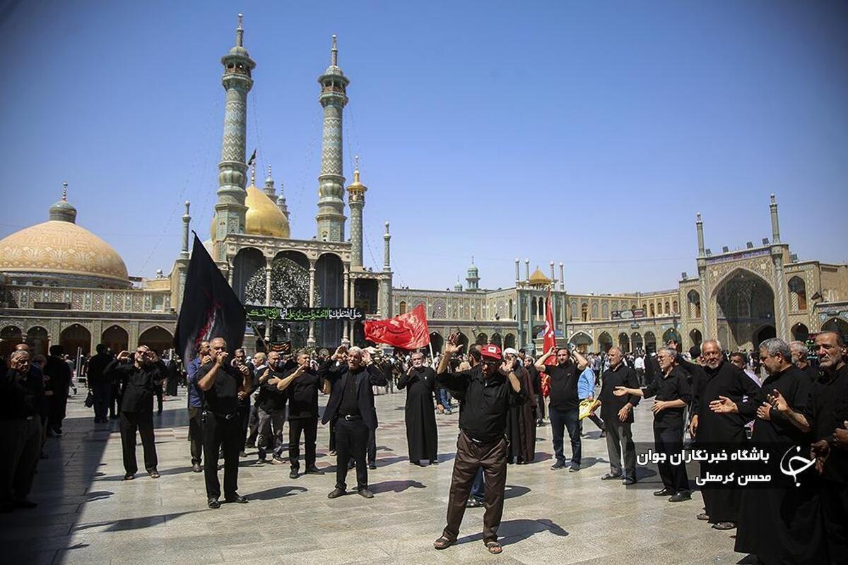 صبحگاه مشترک «عهد سربازی» در مسجد مقدس جمکران قم